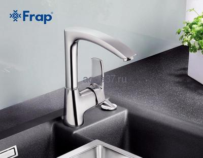 Смеситель для кухни Frap F4070 (вид 1) Смеситель для кухни Frap F4070 (фото, вид 1)