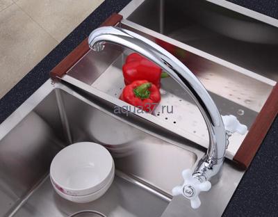 Смеситель для кухни Frap F4218 (вид 1) Смеситель для кухни Frap F4218 (фото, вид 1)