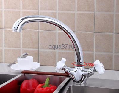 Смеситель для кухни Frap F4218 (вид 2) Смеситель для кухни Frap F4218 (фото, вид 2)