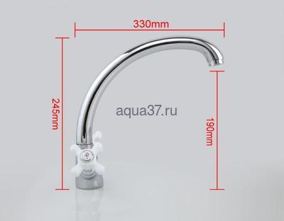 Смеситель для кухни Frap F4218 (вид 4) Смеситель для кухни Frap F4218 (фото, вид 4)