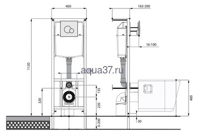 Инсталляция "НЕО ПЭК" панель хром глянец Santek (вид 8) Инсталляция "НЕО ПЭК" панель хром глянец Santek (фото, вид 8)