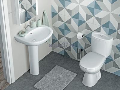 Унитаз-компакт "АНИМО" Santek выпуск в пол (вид 1) Унитаз-компакт "АНИМО" Santek выпуск в пол (фото, вид 1)