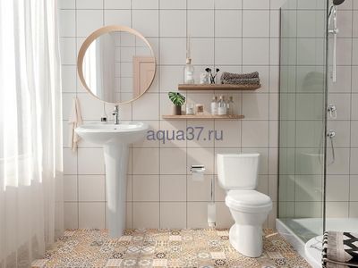 Унитаз-компакт "БРИЗ" Santek (вид 4) Унитаз-компакт "БРИЗ" Santek (фото, вид 4)