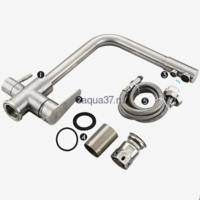 Смеситель для кухни Frap F4348 (вид 6) Смеситель для кухни Frap F4348 (фото, вид 6)