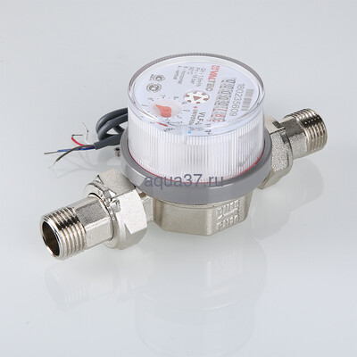 Водосчетчик универсальный с импульсным выходом VALTEC (вид 2) Водосчетчик универсальный с импульсным выходом VALTEC (фото, вид 2)