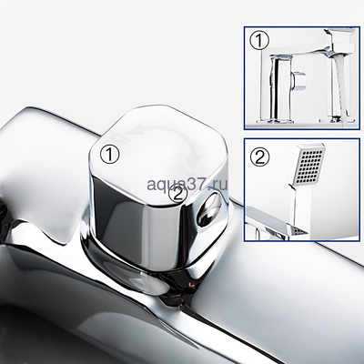 Смеситель для ванны Frap F1146 (вид 4) Смеситель для ванны Frap F1146 (фото, вид 4)