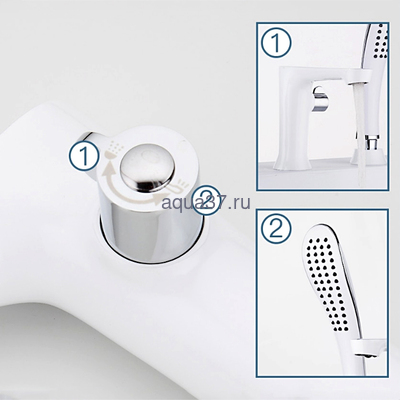 Смеситель для ванны Frap F1134 (вид 4) Смеситель для ванны Frap F1134 (фото, вид 4)