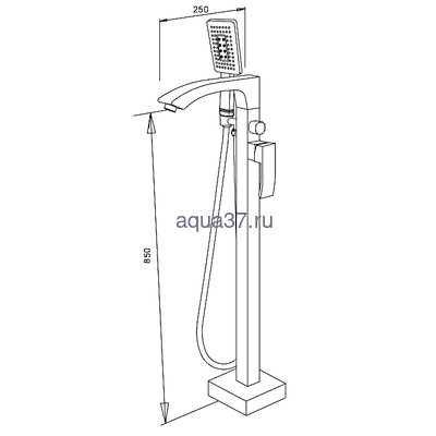 Смеситель для ванны Gappo G3007-8 (вид 8) Смеситель для ванны Gappo G3007-8 (фото, вид 8)