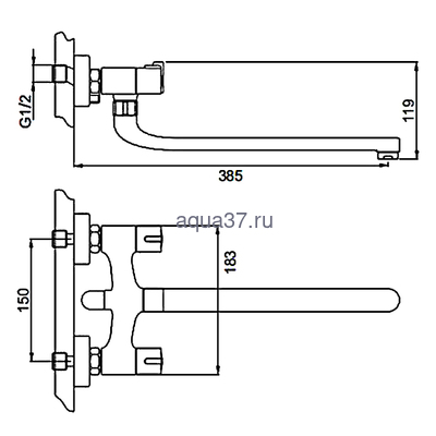 Смеситель для ванны Gappo G2249 (вид 7) Смеситель для ванны Gappo G2249 (фото, вид 7)