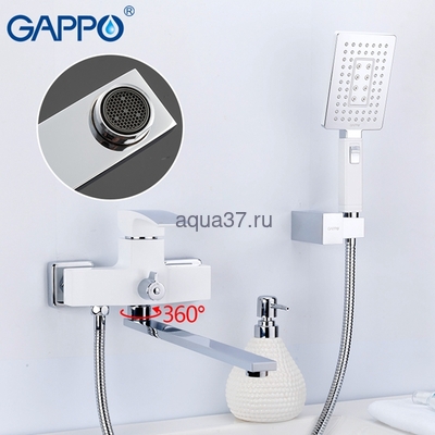 Смеситель для ванны Gappo G2207-7 (вид 1) Смеситель для ванны Gappo G2207-7 (фото, вид 1)