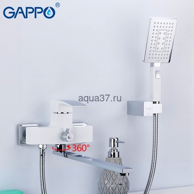 Смеситель для ванны Gappo G2207-7 (вид 11) Смеситель для ванны Gappo G2207-7 (фото, вид 11)