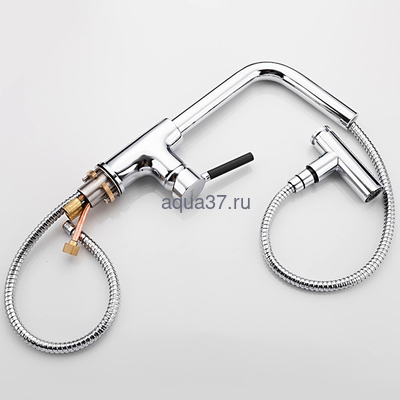 Смеситель для кухни Frap F6044 (вид 2) Смеситель для кухни Frap F6044 (фото, вид 2)