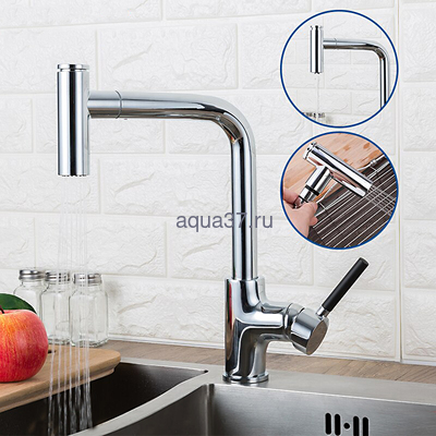 Смеситель для кухни Frap F6044 (вид 8) Смеситель для кухни Frap F6044 (фото, вид 8)