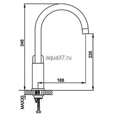 Смеситель для кухни Gappo G4048 (вид 1) Смеситель для кухни Gappo G4048 (фото, вид 1)