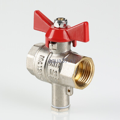 Кран шаровой для подключения датчика температуры 1" (вид 5) Кран шаровой для подключения датчика температуры 1" (фото, вид 5)