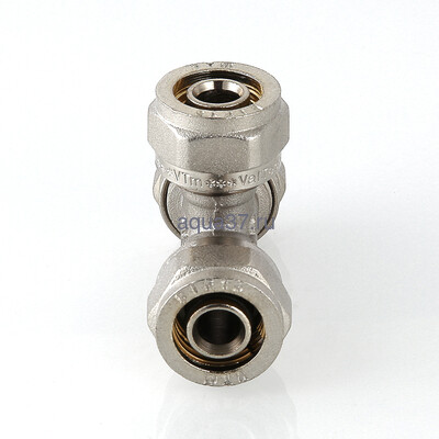 Обжимной тройник 26 x 16 x 26 Valtec (вид 1) Обжимной тройник 26 x 16 x 26 Valtec (фото, вид 1)