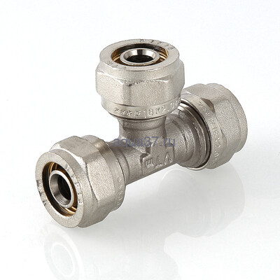 Обжимной тройник 26 x 16 x 26 Valtec (вид 6) Обжимной тройник 26 x 16 x 26 Valtec (фото, вид 6)