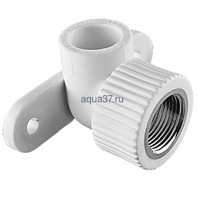 Угольник с креплением с внутренней резьбой 20 x 1/2" Тебо Угольник с креплением с внутренней резьбой 20 x 1/2" Тебо