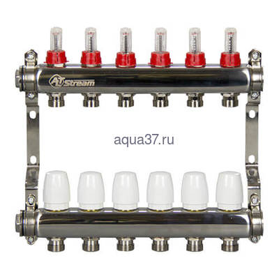 Группа с расходомерами 11 выходов нержавейка Altstream Группа с расходомерами 11 выходов нержавейка Altstream