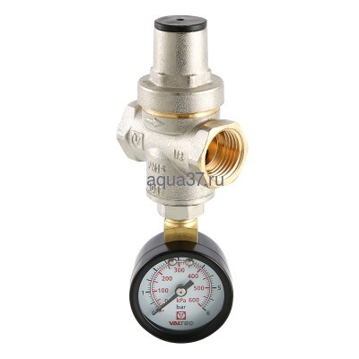 Редуктор давления поршневой с манометром 1/2" от 0,5 до 5,5 бар Valtec Редуктор давления поршневой с манометром 1/2" от 0,5 до 5,5 бар Valtec (фото)
