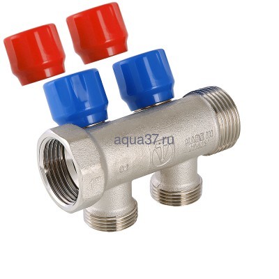 ��������� c ������������� ��������� 1" �� 4 ������ ��������� 3/4" Valtec (����)