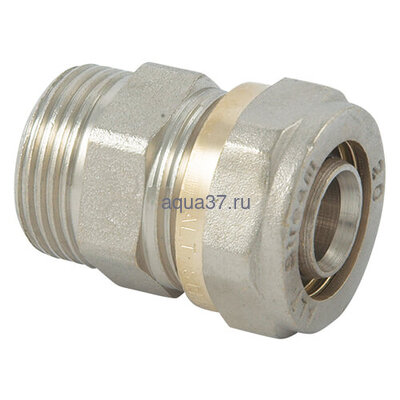 Обжимная муфта 16 x 1/2" с наружной резьбой Altstream Обжимная муфта 16 x 1/2" с наружной резьбой Altstream