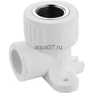 Угольник с креплением с внутренней резьбой 25 x 1/2" Frap Угольник с креплением с внутренней резьбой 25 x 1/2" Frap