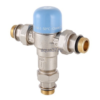 Клапан трехходовой термостатический смесительный регулируемый Thermomix 1/2" Valtec Клапан трехходовой термостатический смесительный регулируемый Thermomix 1/2" Valtec (фото)