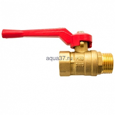 Кран шаровой 1/2" г/ш ручка 11Б27п1 Кран шаровой 1/2" г/ш ручка 11Б27п1