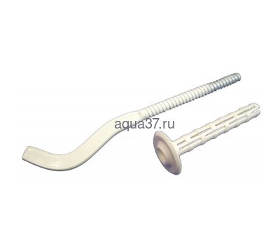 Кронштейн для радиатора плоский усиленный с дюбелем 27 см Кронштейн для радиатора плоский усиленный с дюбелем 27 см