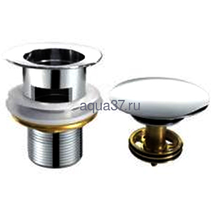 Выпуск для раковины 1 1/4" с переливом автоматический хромированный Frap F65-4 Выпуск для раковины 1 1/4" с переливом автоматический хромированный Frap F65-4