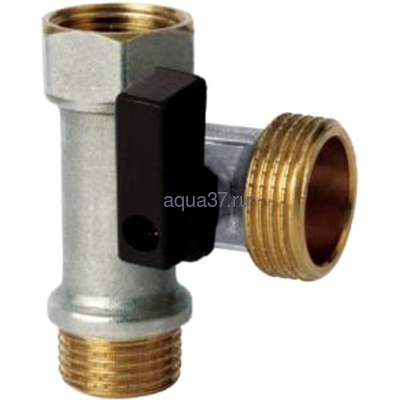 Кран шаровой для сантехприборов 1/2" x 3/4" x 1/2" Frap Кран шаровой для сантехприборов 1/2" x 3/4" x 1/2" Frap