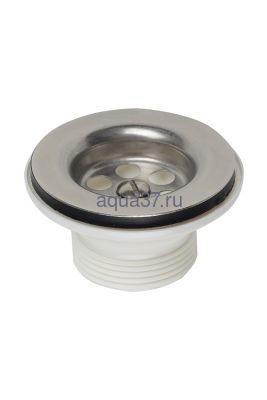 Выпуск для мойки 1 1/2" металлический NV112 Аквант Выпуск для мойки 1 1/2" металлический NV112 Аквант
