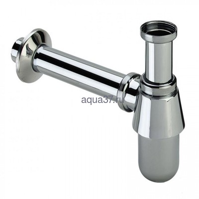 Сифон для раковины без выпуска 1 1/4" х 32 хромированный Frap F80 Сифон для раковины без выпуска 1 1/4" х 32 хромированный Frap F80 (фото)