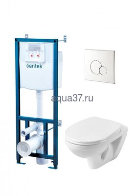 Инсталляция "БОРЕАЛЬ ПЭК" панель хром Santek Инсталляция "БОРЕАЛЬ ПЭК" панель хром Santek (фото)