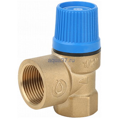 Клапан предохранительный 1/2" 6 бар GAPPO G1456.1 Клапан предохранительный 1/2" 6 бар GAPPO G1456.1