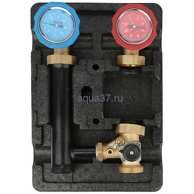 Насосная группа с 3-х ходовым приводным смесителем 1" без насоса в теплоизоляции GAPPO G1482 Насосная группа с 3-х ходовым приводным смесителем 1" без насоса в теплоизоляции GAPPO G1482 (фото)