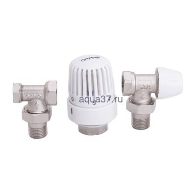 Комплект термооборудования угловой 1/2" GAPPO G459 Комплект термооборудования угловой 1/2" GAPPO G459 (фото)
