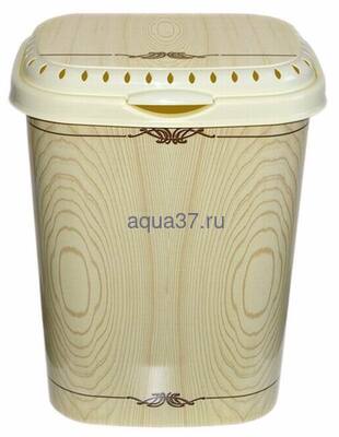 Корзина для белья с крышкой "Беленый дуб" Корзина для белья с крышкой "Беленый дуб"