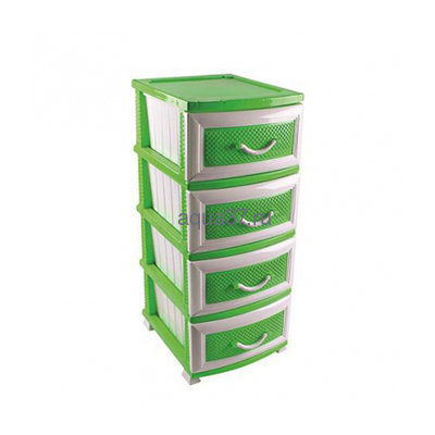 Комод Дельфин 4 секции бело-зеленый Комод Дельфин 4 секции бело-зеленый (фото)