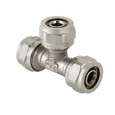 Обжимной тройник 26 x 16 x 26 Valtec Обжимной тройник 26 x 16 x 26 Valtec (фото)