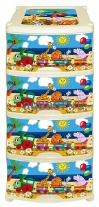 Комод Паровозик 4 секции Комод Паровозик 4 секции