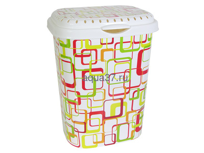 Корзина для белья с крышкой "Квадро" Корзина для белья с крышкой "Квадро"