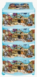 Комод Пираты 4 секции Комод Пираты 4 секции