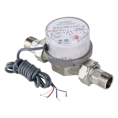 Водосчетчик универсальный с импульсным выходом VALTEC Водосчетчик универсальный с импульсным выходом VALTEC (фото)