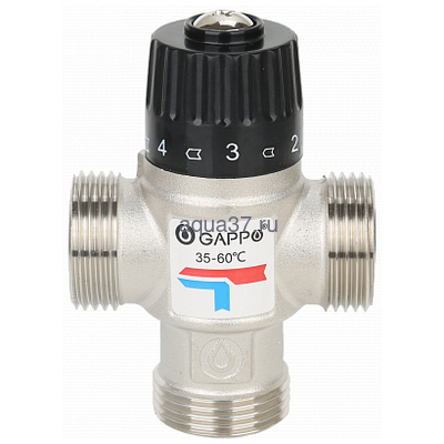 Термостатический смесительный клапан 1" GAPPO G1442.06 Термостатический смесительный клапан 1" GAPPO G1442.06 (фото)