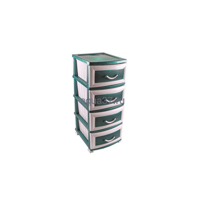 Комод Дельфин 4 секции бирюзовый Комод Дельфин 4 секции бирюзовый