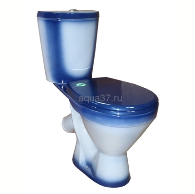 Унитаз-компакт "ЭЛЕГАНТ" синий Rosa Унитаз-компакт "ЭЛЕГАНТ" синий Rosa (фото)