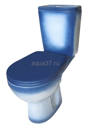 Унитаз-компакт "РИО" синий Rosa Унитаз-компакт "РИО" синий Rosa (фото)