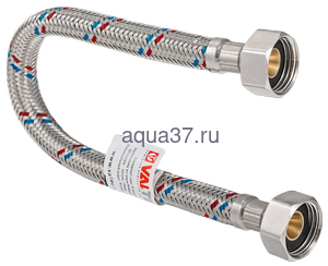 Гибкая подводка 300 см гайка/гайка 1/2" Valtec Гибкая подводка 300 см гайка/гайка 1/2" Valtec